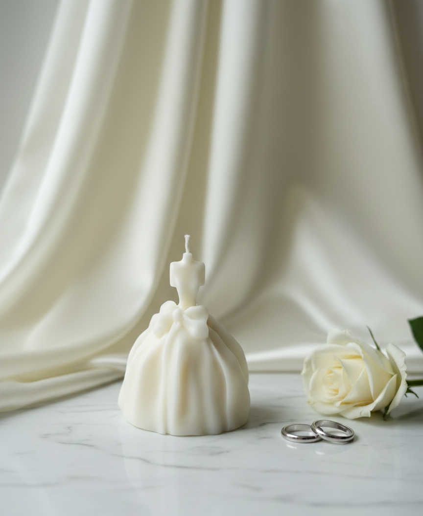 Bridal Gown Candle - Orange Blossom