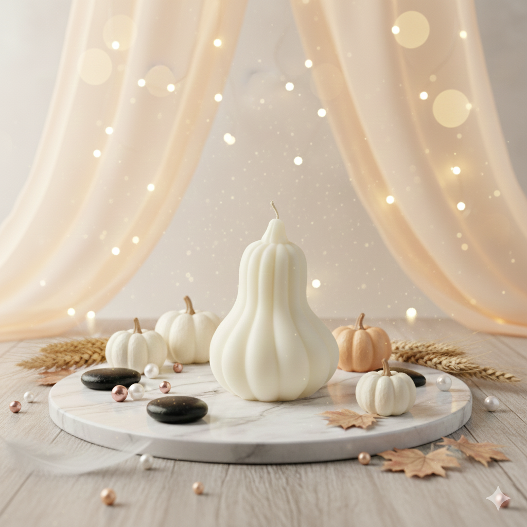 Harvest Gourd Candle