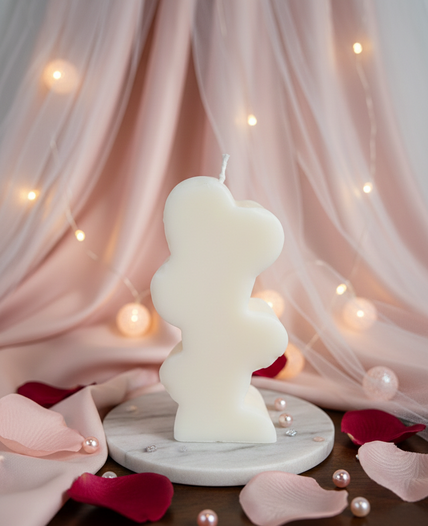 Stacked Hearts Candle
