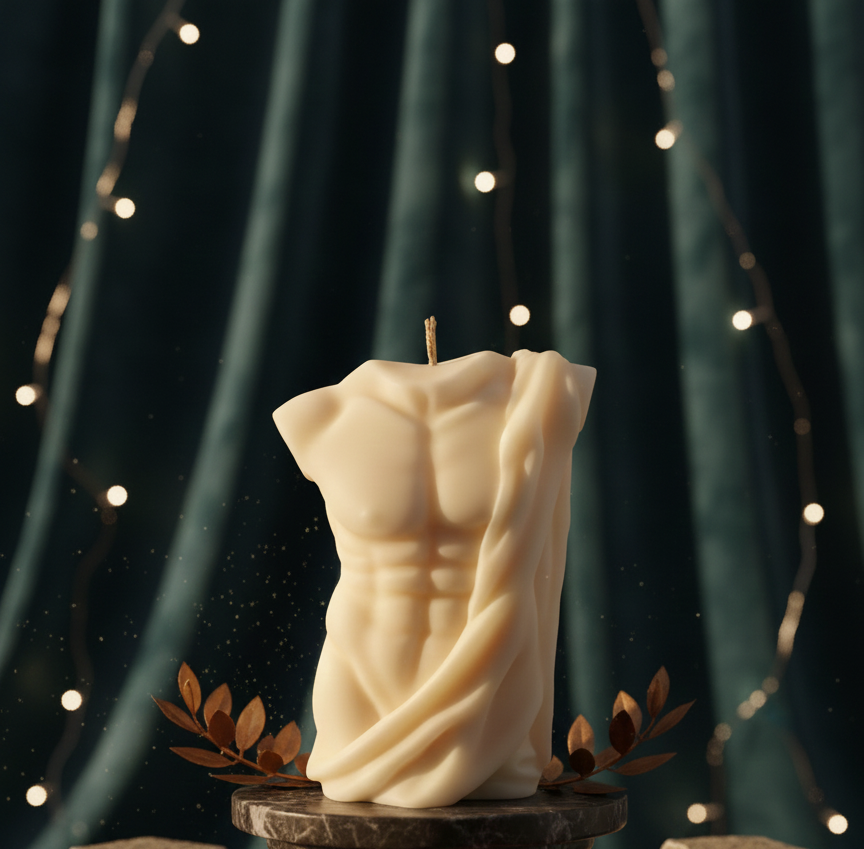 Sculpted Torso Candle