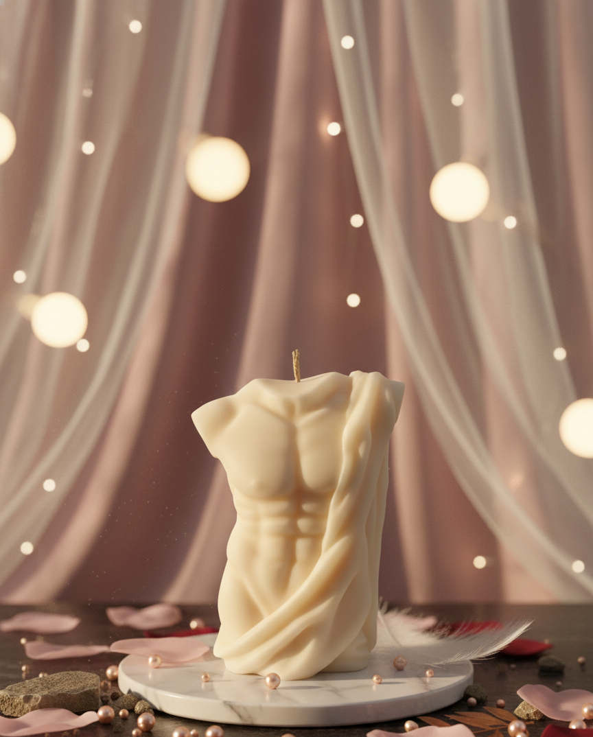 Sculpted Torso Candle