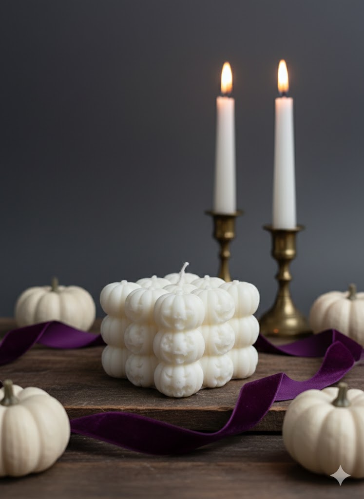 Haunted Bubble Candle – Pumpkin Souffle