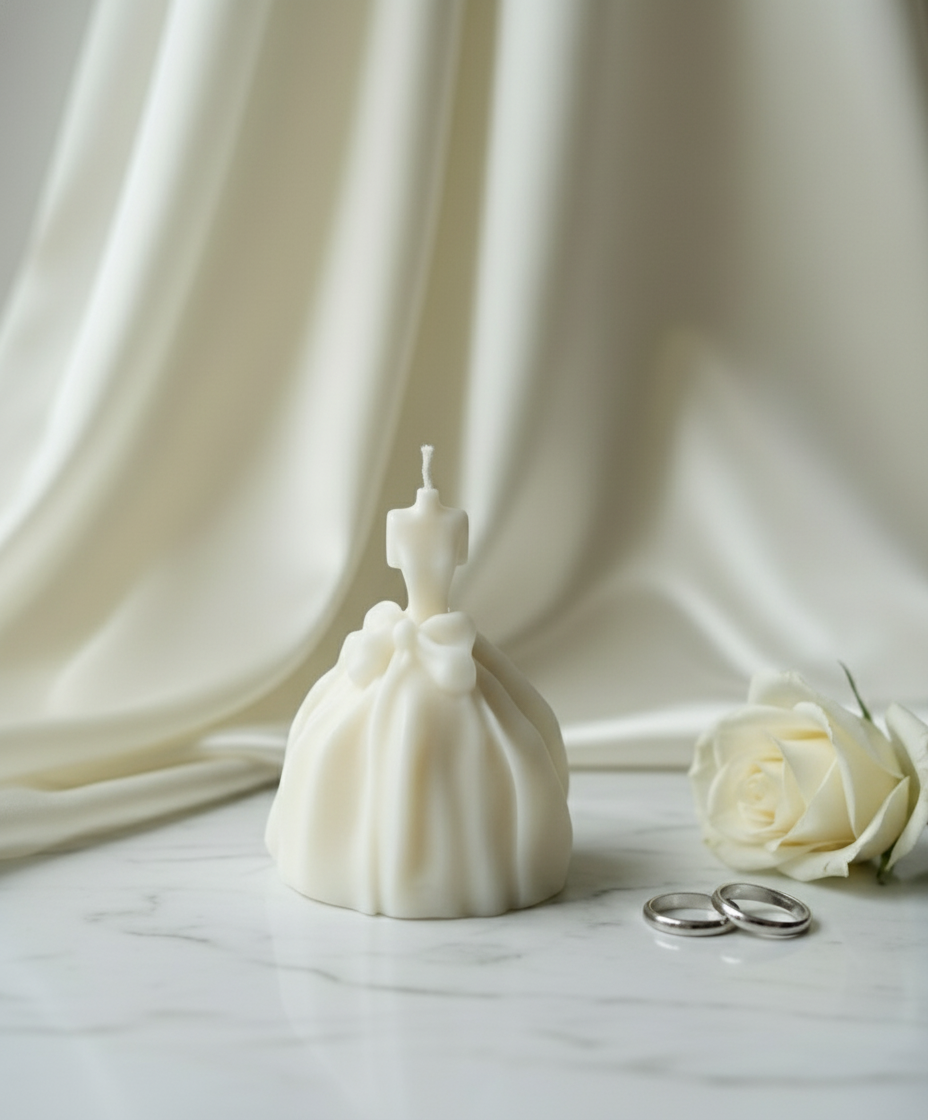 Bridal Gown Candle - Orange Blossom